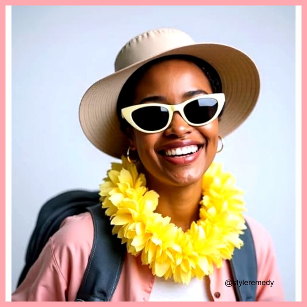 Foldable Polyester Bucket Hat Sun Protection Trav… - image 5